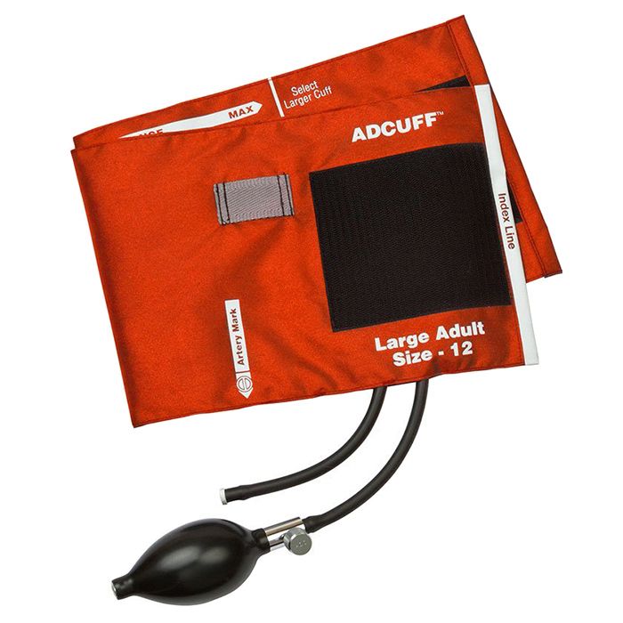 ADC Adcuff Sphygmomanometer Inflation System - Large Adult  Orange