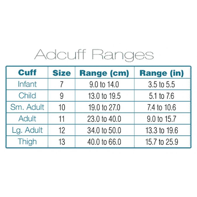 ADC Adcuff Sphygmomanometer Inflation System - Small Adult 