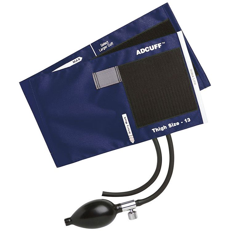 ADC Adcuff Sphygmomanometer Inflation System - Thigh  Navy