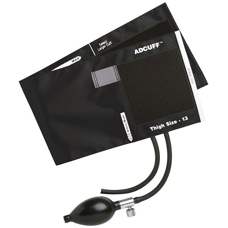 ADC Adcuff Sphygmomanometer Inflation System - Thigh  Black