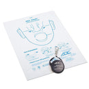 ADC Adsafe CPR Face Shield with Keychain  Black - Display Packaging