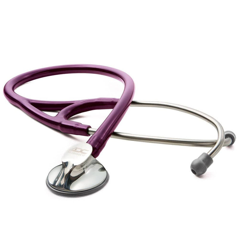 ADC Adscope 600 Platinum Cardiology Stethoscope  Metallic Raspberry