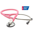 ADC Adscope 600 Platinum Cardiology Stethoscope - Breast Cancer Awareness Metallic Pink
