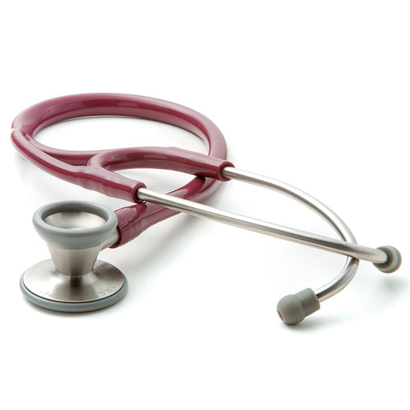 ADC Adscope 602 Traditional Cardiology Stethoscope - Burgundy