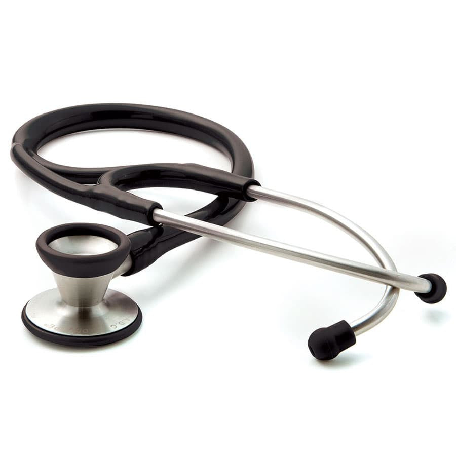 ADC Adscope 602 Traditional Cardiology Stethoscope - Black