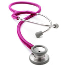 ADC Adscope 604 Pediatric Clinician Stethoscope - Metallic Raspberry