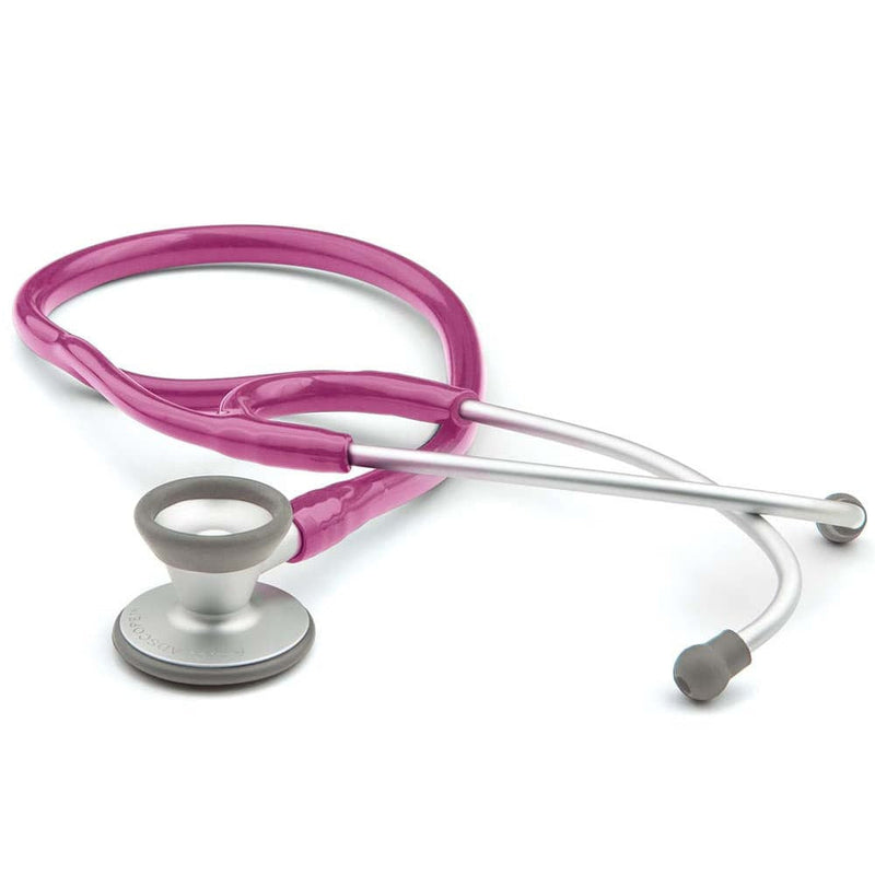 ADC Adscope 606 Ultra-lite Cardiology Stethoscope  Metallic Raspberry