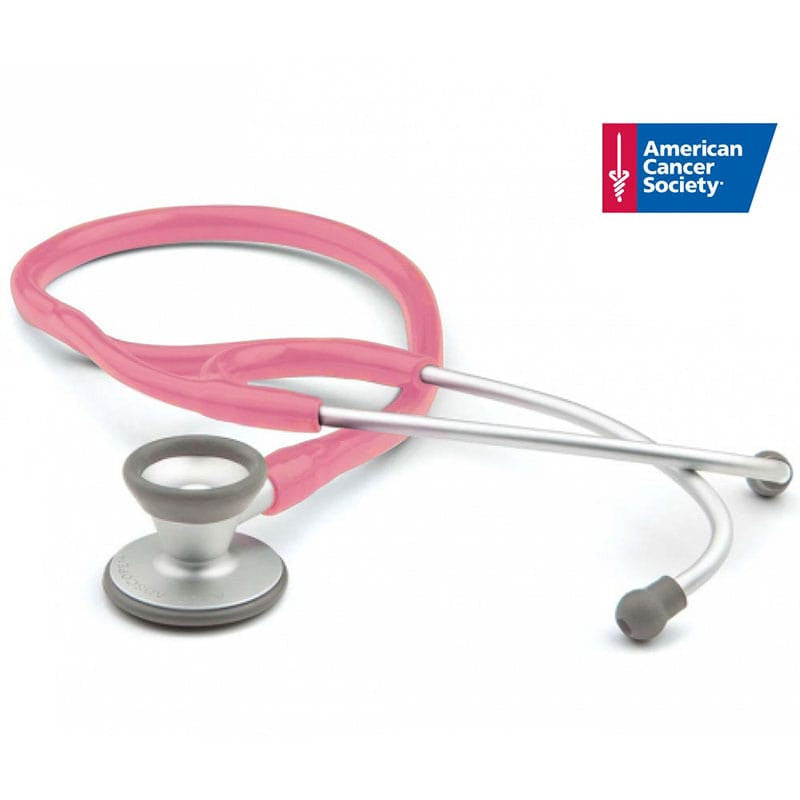 ADC Adscope 606 Ultra-lite Cardiology Stethoscope  Breast Cancer Awareness Metallic Pink