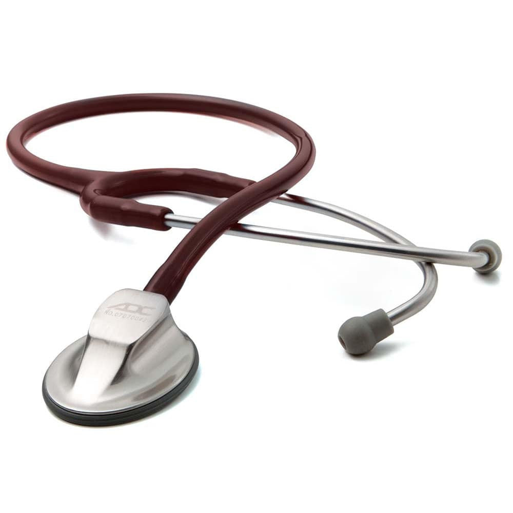 ADC Adscope 615 Platinum Clinician Stethoscope - Burgundy