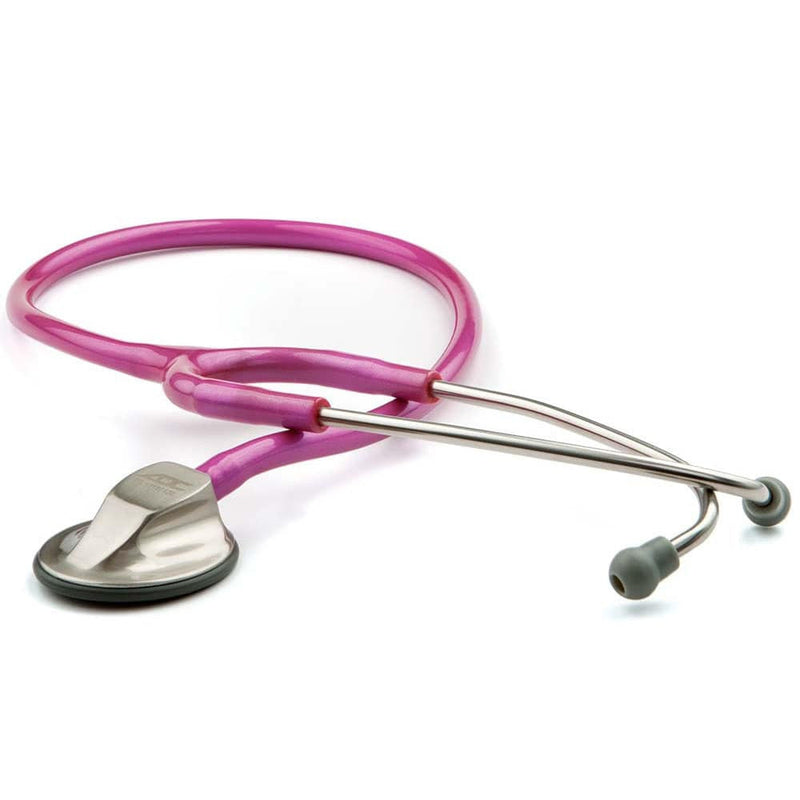 ADC Adscope 615 Platinum Clinician Stethoscope  Metallic Raspberry