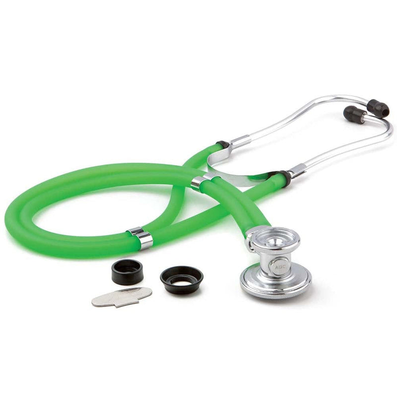 ADC Adscope 641 Sprague Stethoscope  Frosted Kiwi - Display Packaging