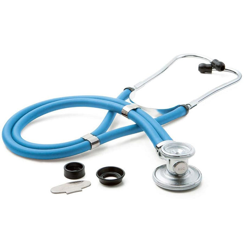 ADC Adscope 641 Sprague Stethoscope  Neon Blue - Display Packaging