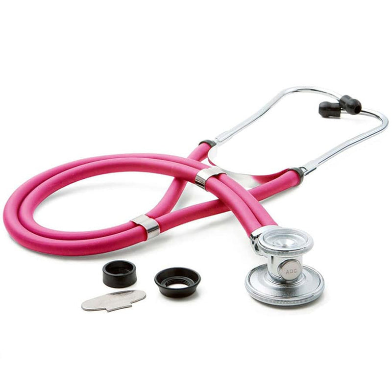ADC Adscope 641 Sprague Stethoscope  Neon Pink - Display Packaging
