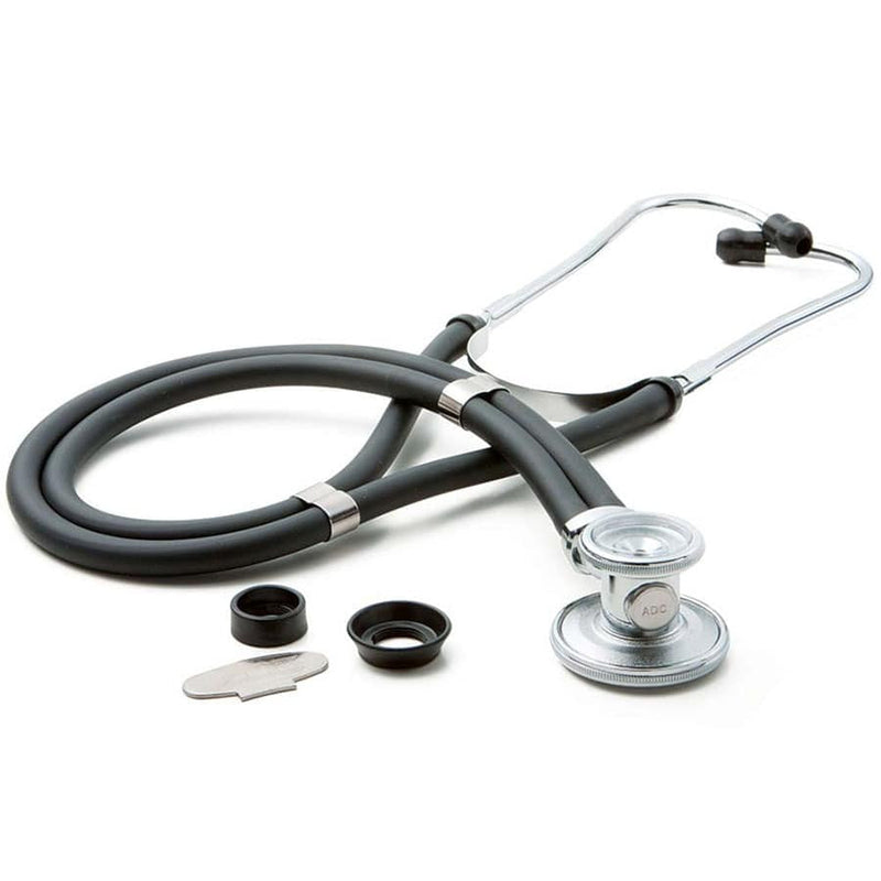 ADC Adscope 641 Sprague Stethoscope  Black - Display Packaging