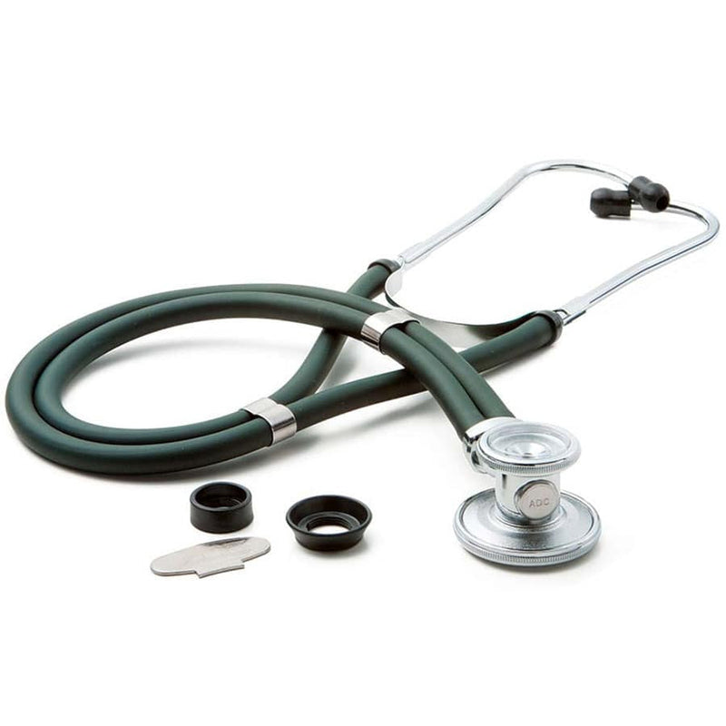 ADC Adscope 641 Sprague Stethoscope  Dark Green - Display Packaging