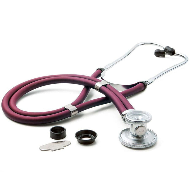 ADC Adscope 641 Sprague Stethoscope  Magenta - Display Packaging