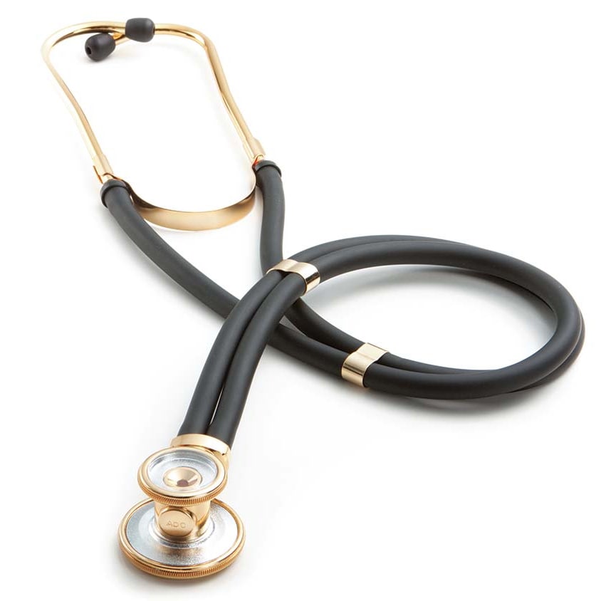 ADC Adscope 645 Gold Plated Sprague Stethoscope