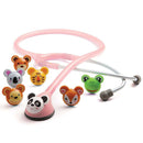 ADC Adscope Adimals 618 Platinum Pediatric Stethoscope - Adimals Pink
