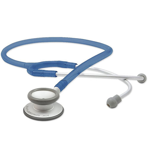 ADC Adscope-Lite 619 Ultra-Lite Clinician Stethoscope  Sapphire Ice