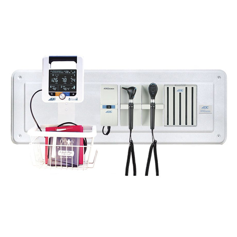ADC Adstation 5610 3.5V Wall Otoscope/Ophthalmoscope Diagnostic Set with Wallboard for ADView 2 