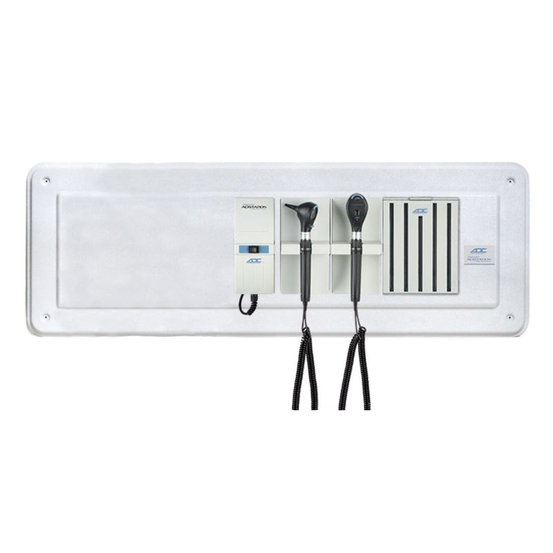 ADC Adstation 5610 3.5V Wall Otoscope/Ophthalmoscope Diagnostic Set with Wallboard for ADView 2  Xenon Otoscope/LED Ophthalmoscope with Specula Dis