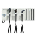 ADC Adstation 5610-6 3.5V Wall Otoscope/Ophthalmoscope/Throat Illuminator Diagnostic Set  Xenon Oto|LED Ophth|Xenon Throat Illum|Dispenser|A
