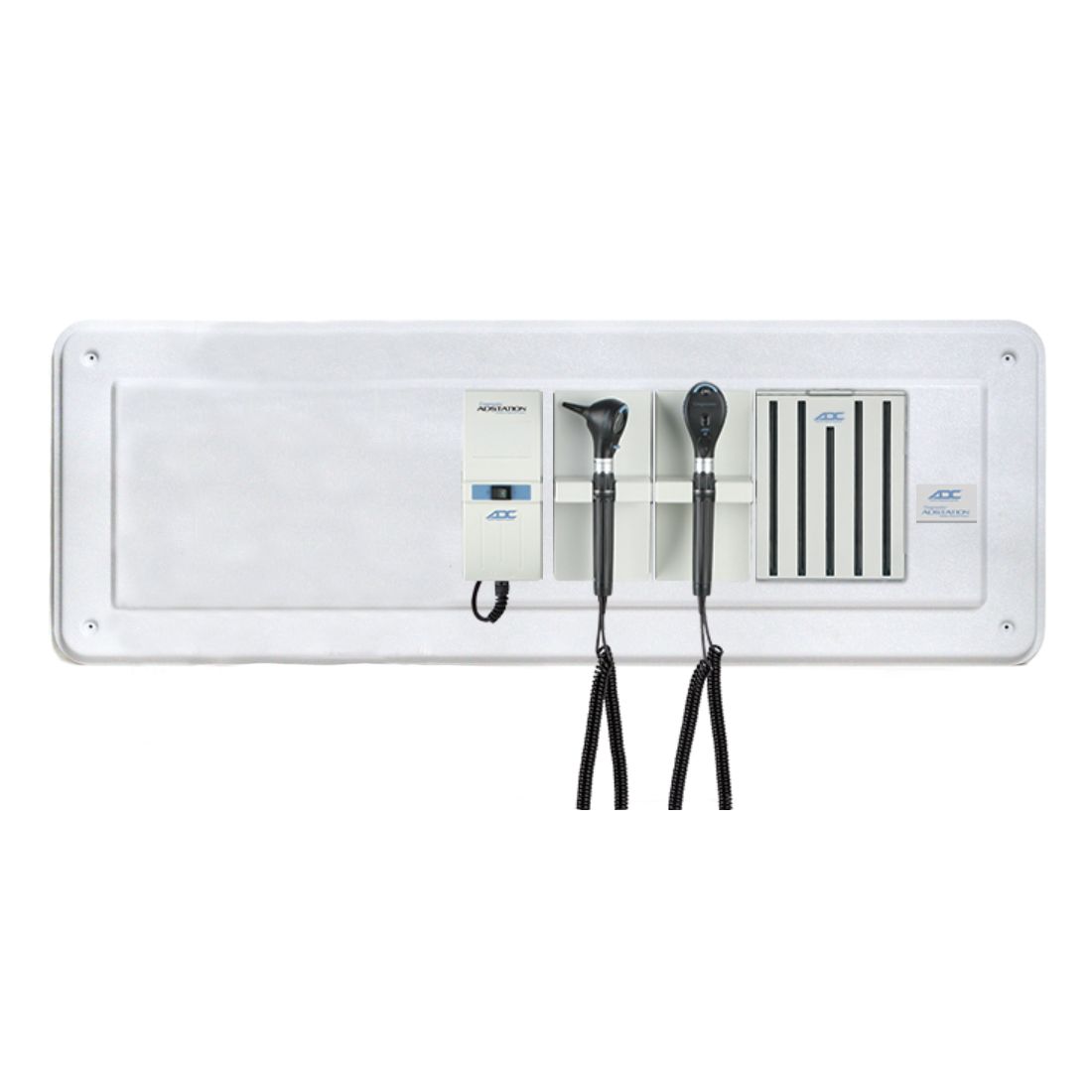 ADC Adstation 56102 3.5V Wall Otoscope/Coax Plus Ophthalmoscope Diagnostic Set with Wallboard for ADView 2