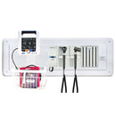 ADC Adstation 5611-35 3.5V Wall Otoscope/Dermascope Diagnostic Set with Wallboard for ADView 2 