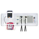 ADC Adstation 5611-35 3.5V Wall Otoscope/Dermascope Diagnostic Set with Wallboard for ADView 2 