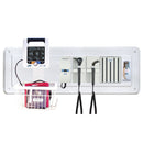 ADC Adstation 5611-36 3.5V Wall Otoscope/Throat Illuminator Diagnostic Set with Wallboard for ADView 2 