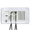 ADC Adstation 5611-36 3.5V Wall Otoscope/Throat Illuminator Diagnostic Set with Wallboard  Xenon Otoscope/LED Throat Illuminator