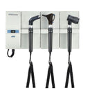 ADC Adstation 5611-56 3.5V Wall Otoscope/Throat Illuminator/Dermascope Diagnostic Set  LED Otoscope/Xenon Throat Illuminator/LED Dermasco