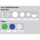 ADC Adstation 5612-56 3.5V Wall Ophthalmoscope/Throat Illuminator/Dermascope Diagnostic Set - Apertures