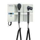 ADC Adstation 56122-5 3.5V Wall Coax Plus Ophthalmoscope/Dermascope Diagnostic Set  LED Ophthalmoscope/LED Dermascope with Clock Anero