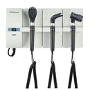 ADC Adstation 56122-56 3.5V Wall Coax Plus Ophthalmoscope/Throat Illuminator/Dermascope Diagnostic Set