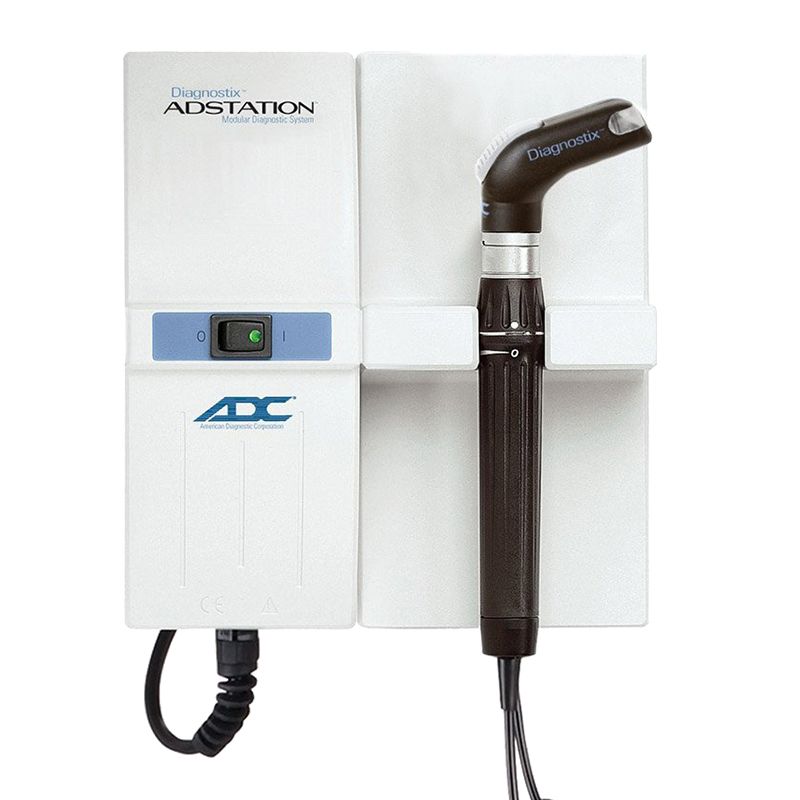 ADC Adstation 5616 3.5V Wall Throat Illuminator  LED Lamp with Clock Aneroid