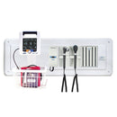 ADC Adstation 5680 3.5V Wall PMV Otoscope/Ophthalmoscope Diagnostic Set with Wallboard for ADView 2 - With ADView 2