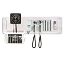 ADC Adstation 5681-35 3.5V Wall PMV Otoscope/Dermascope Diagnostic Set with Wallboard, Clock Aneroid, and Thermometer