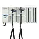 ADC Adstation 5681-5 3.5V Wall PMV Otoscope/Dermascope Diagnostic Set with Specula Dispenser
