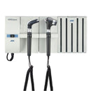 ADC Adstation 5681-6 3.5V Wall PMV Otoscope/Throat Illuminator Diagnostic Set with Specula Dispenser