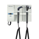 ADC Adstation 5681-6 3.5V Wall PMV Otoscope/Throat Illuminator Diagnostic Set  Xenon Otoscope/LED Throat Illuminator with Clock A