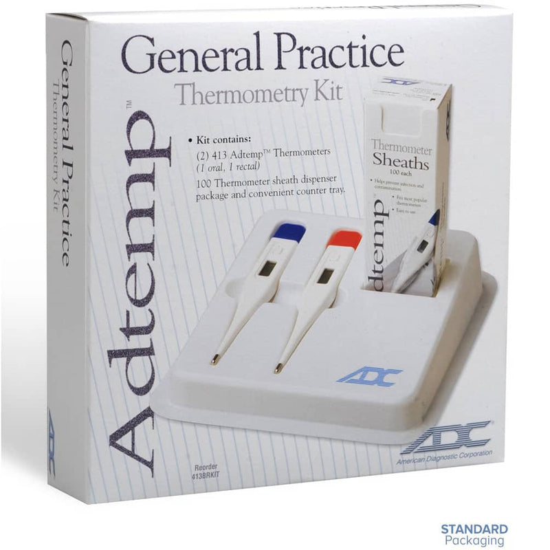 ADC Adtemp II 413 Digital Thermometer Kit packaging