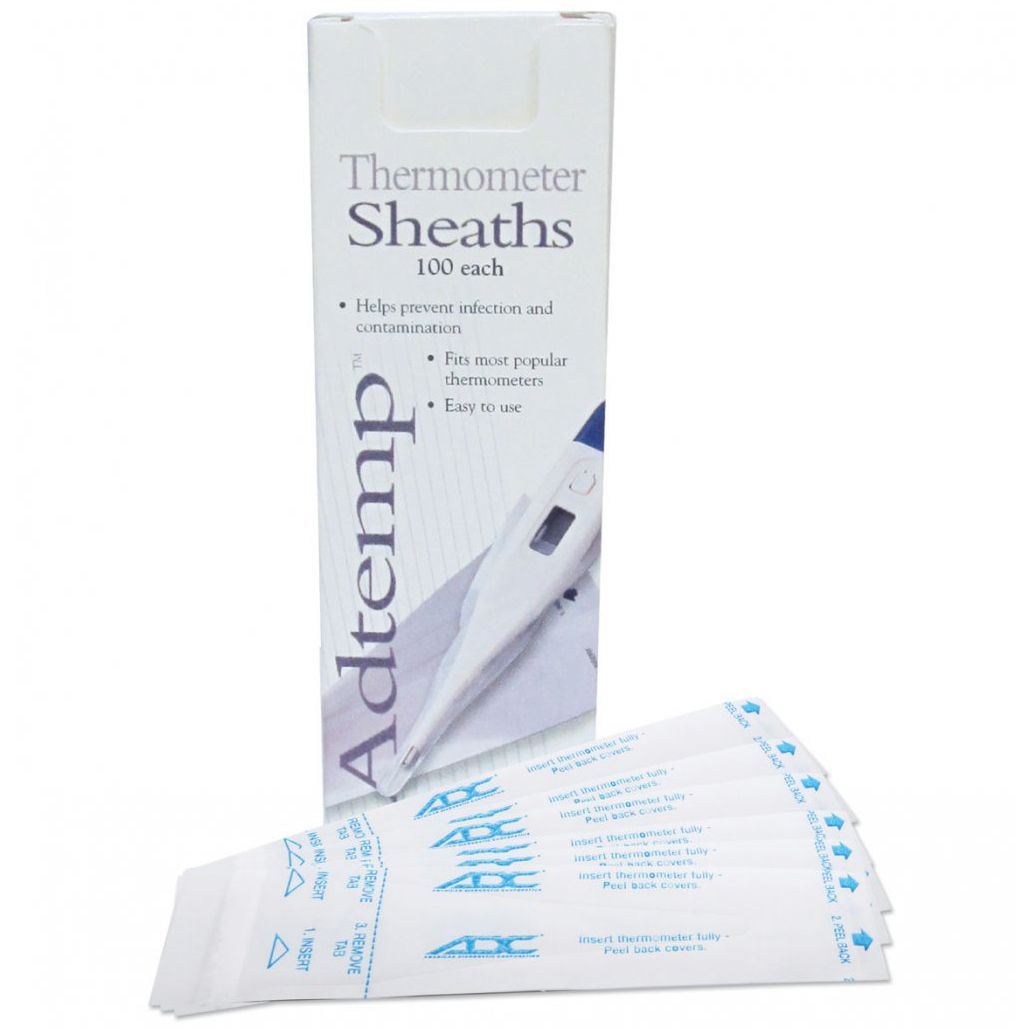 ADC Adtemp Thermometer Sheaths - Box of 100