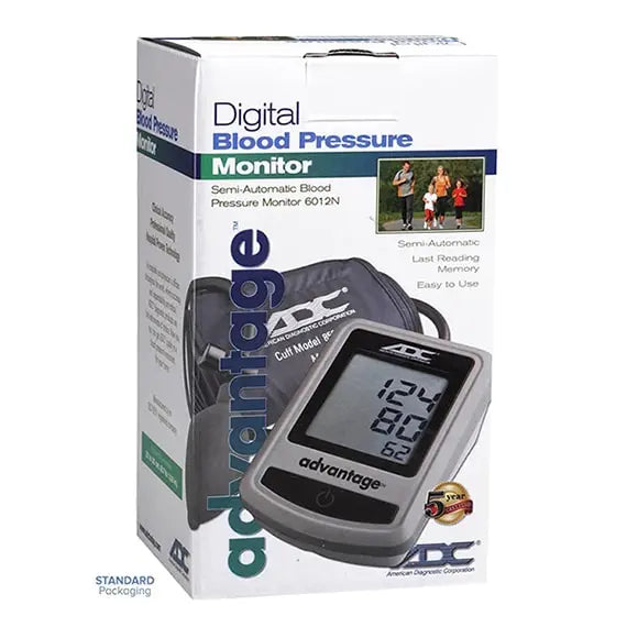ADC Advantage 6012N Semi-Automatic Digital Blood Pressure Monitor Packaging