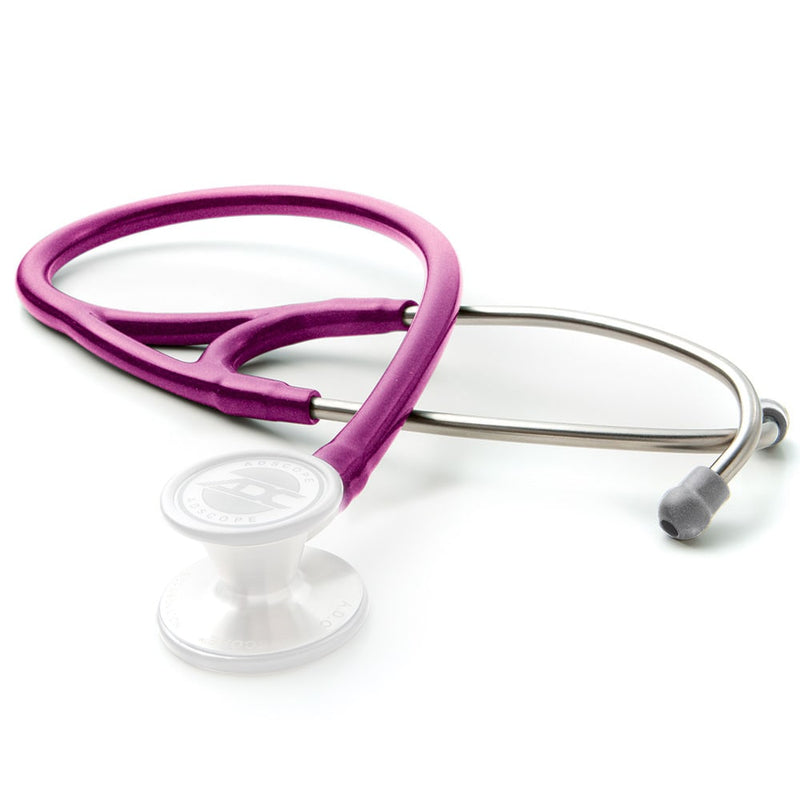 ADC Binaural Tubing for Adscope 600/601 Cardiology Stethoscopes  Metallic Raspberry