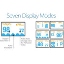 ADC Diagnostix 2100 Fingertip Pulse Oximeter display modes