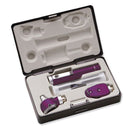 ADC Diagnostix 5110E Single Handle Pocket Otoscope/Ophthalmoscope Diagnostic Set - Purple