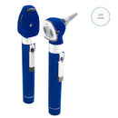ADC Diagnostix 5110N Dual Handle Pocket Otoscope/Ophthalmoscope Diagnostic Set - Royal Blue LED Lamp