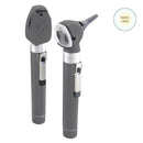 ADC Diagnostix 5110N Dual Handle Pocket Otoscope/Ophthalmoscope Diagnostic Set  Gray Otoscope/Ophthalmoscope with Xenon Lamp and S