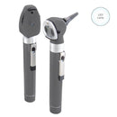 ADC Diagnostix 5110N Dual Handle Pocket Otoscope/Ophthalmoscope Diagnostic Set - Gray LED Lamp